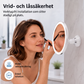 🔥 50% OFF 🪞 10X Magnifying Suction Cup LED Makeup Mirror – 360° Foldable Wall Mount Bathroom Mirror with Lights 💄