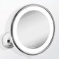 🔥 50% OFF 🪞 10X Magnifying Suction Cup LED Makeup Mirror – 360° Foldable Wall Mount Bathroom Mirror with Lights 💄