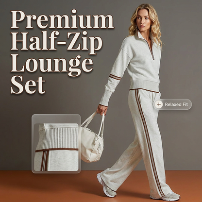 🍂 Fall & Winter New Arrivals – Limited Time 40% OFF🔥Women's Half-Zip Tracksuit Set