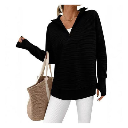 🍂 Fall & Winter New Arrivals – Limited Time 40% OFF🔥Women's Quarter Zip Pullover Sweater