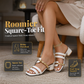 🌸LIMITED-TIME 50% OFF!⏰Women's Square-Toe Chunky Heel Sandals