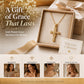 ✝️ Women's Necklace with Sparkling Cross Pendant – Elegant Twisted Design for Everyday & Special Occasions