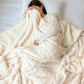 ⏰LIMITED-TIME 50% OFF!🛋️ Cozy Plush Throw Blanket – Soft Fleece Blanket for Couch, Office & Bed