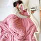 ⏰LIMITED-TIME 50% OFF!🛋️ Cozy Plush Throw Blanket – Soft Fleece Blanket for Couch, Office & Bed