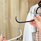 🧺 Multifunctional Accessory Hanger – Non-Slip, Space-Saving Storage for Your Closet
