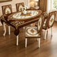 🌿 Vintage Wood Grain Tablecloth & Chair Cover Set – Embossed Dining Table Decor for Elegant Farmhouse & European-Style Dining Rooms