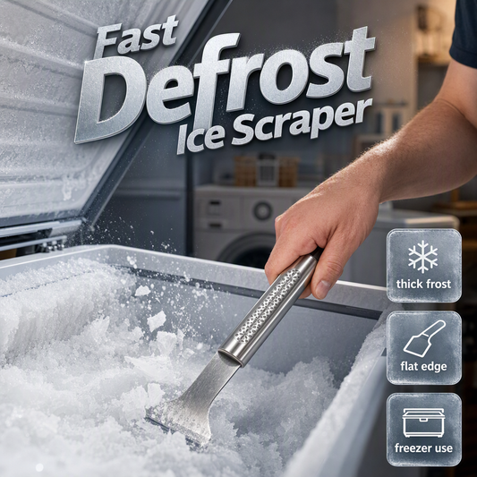 📢📢50% OFF !! ⏰Stainless Steel Freezer Ice Scraper Tool