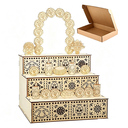 💀 Day of the Dead DIY Decoration Box – Halloween Mexican Skull Decor