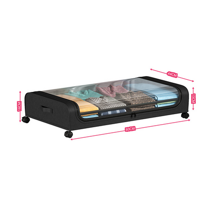 🔥 LIMITED-TIME 50% OFF | 🛏️ Under Bed Storage Box with Cover – Dustproof Organizer for Clothes, Shoes & Bedding