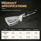 2-in-1 Stainless Steel Food Spatula Tong