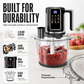 👩‍🍳Multi-Functional Food Processor with Touch Control and Glass Bowl✨