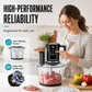 👩‍🍳Multi-Functional Food Processor with Touch Control and Glass Bowl✨