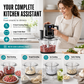 👩‍🍳Multi-Functional Food Processor with Touch Control and Glass Bowl✨