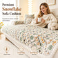 Plush Winter Non-Slip Sofa Cover & Pillowcase