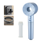 High Pressure 5-Mode Filtered Shower Head with Hose & Base