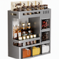 🎉2026 Hot Sale — Over 13,100 Sold!💞Wall‑Mounted No‑Drill Spice Rack🍳