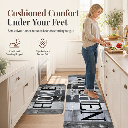 ⏳Time-Limited Special⏰Non‑Slip Velvet Floor Mats – Crystal soft & grip‑secure 🛋️✨