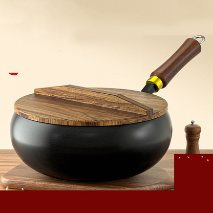 🍲 Cast Iron Dutch Oven Pot with Lid – Deep Cooking Pot for Stews, Soups & One-Pot Family Meals