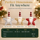📢📢50% OFF !! ⏰Sequin Santa Claus and Five-Pointed Star Hanging Ornaments for Christmas Tree Home Decoration🎅⭐