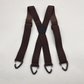 🥾⛰️ 3.8" Corn Texture Climbing Harness – Men's Outdoor Hiking Suspender with Carabiner & Elastic Buckle – Work & Tactical Trekking Gear