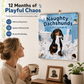 Naughty Dachshunds Dog Wall Calendar