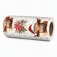 Christmas Highland Cow and Floral Gift Wrapping Paper Roll 43x500cm Holiday Present Wrap