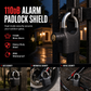 🏠 Heavy Duty Alarm Padlock – Aluminum Security Lock for Gates, Garages, Sheds & Outdoor Protection