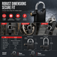 🏠 Heavy Duty Alarm Padlock – Aluminum Security Lock for Gates, Garages, Sheds & Outdoor Protection