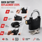 🏠 Heavy Duty Alarm Padlock – Aluminum Security Lock for Gates, Garages, Sheds & Outdoor Protection