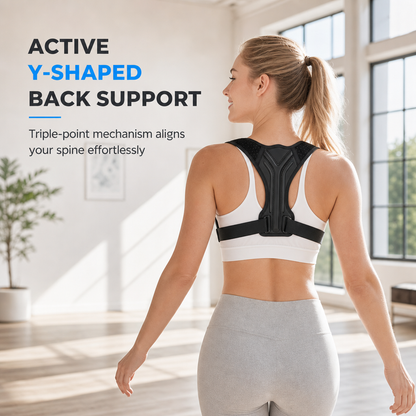 Breathable Back Posture Corrector Belt for Adults and Children Invisible Support Strap to Improve Sitting Posture and Prevent Hunchback