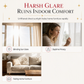 🎄 LIMITED‑TIME 50% OFF! 🎅 Christmas Embroidered Sheer Window Curtain Panel with Snowflake and Bell Patterns