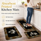 🏠✨ Geometric Flannel Door Mat – Water & Oil Absorbing Doormat for Kitchen, Bathroom & Entryway