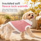 Warm Lamb Fleece Pet Vest Autumn Winter Thickened Fleece Lined Dog Clothes for Cats and Dogs