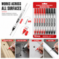 📢📢50% OFF !! ⏰10-Pack Dual Long Head Permanent Marker Pens Waterproof Oil-Based Deep Hole Scribing Markers for Woodworking