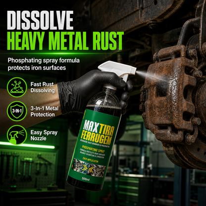 🔥 50% OFF 🔧 3-in-1 Rust Remover & Phosphating Agent – 500ml Spray for Metal Parts, Removes Grease & Rust, Forms Rustproof Protective Film ✨