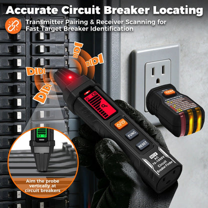 Digital Circuit Breaker Finder with Socket Tester