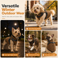 🧥 50% OFF NOW ✨ Warm Winter Dog Coat — Reflective Strips & Built-In Harness 🐾