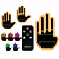 Interactive LED Car Gesture Light with Remote Control Finger Palm Warning Light for Vehicle Rear Window