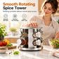 🔥 50% OFF 🍳 Stainless Steel 360° Rotating Spice Rack – Countertop Turntable Organizer for Kitchen ✨