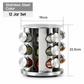 🔥 50% OFF 🍳 Stainless Steel 360° Rotating Spice Rack – Countertop Turntable Organizer for Kitchen ✨