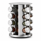 🔥 50% OFF 🍳 Stainless Steel 360° Rotating Spice Rack – Countertop Turntable Organizer for Kitchen ✨