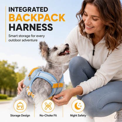 ✨50%OFF🐱Vest Style Pet Backpack Harness