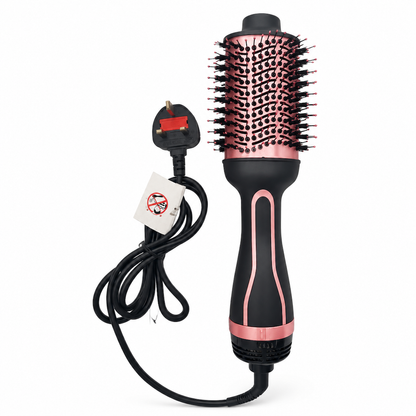 💨 50% OFF! ✨ One-Step Hot Air Hair Dryer Brush & Volumizer Styler – All-in-One 3-in-1 Styling Powerhouse, Negative Ion Ceramic Tourmaline Barrel, 3 Adjustable Heat & Speed Settings & Dual-Action Combination Bristles – 3 Plug Types 💁‍♀️