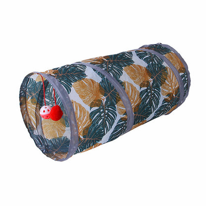 🔥 50% OFF 🐱 Colorful Collapsible Cat Tunnel – Foldable Play Tube for Cats & Kittens, Interactive Toy for Indoor Play ✨